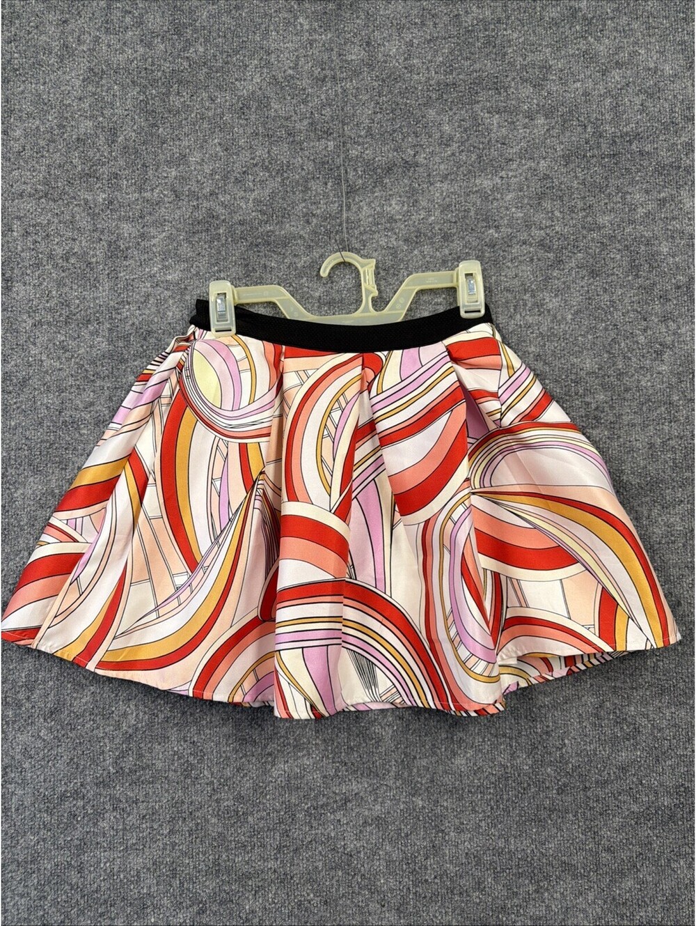 Tease Me Colorful Mini Skirt A-line Puffy Skirt With Pockets Size 0